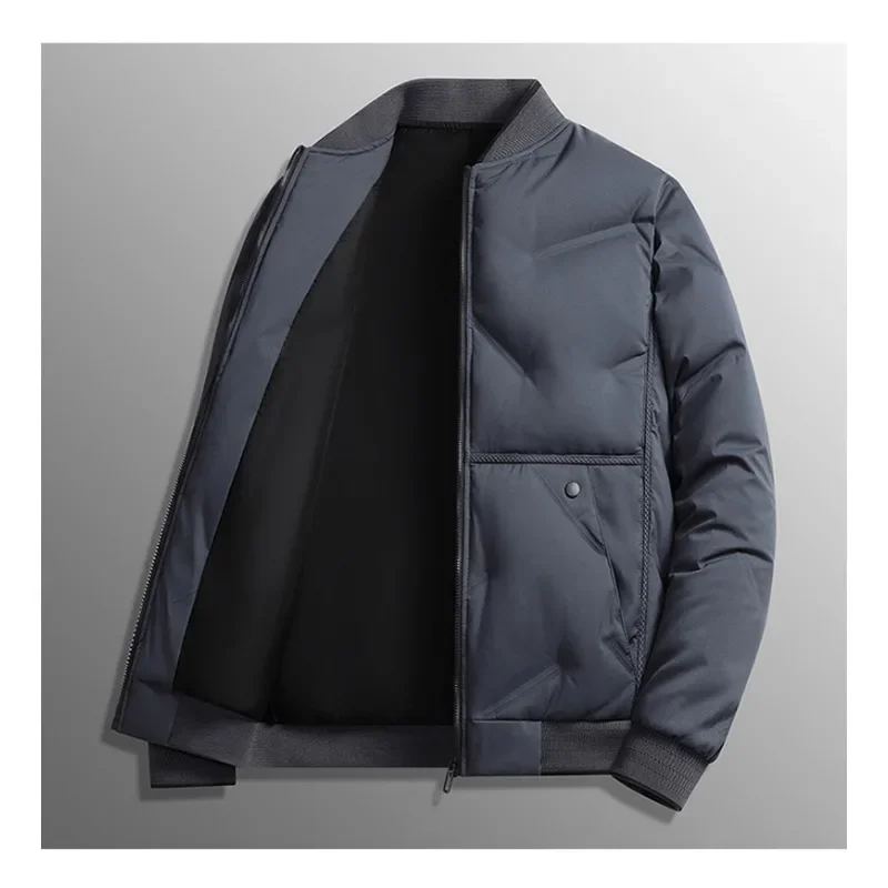 2025 الخريف/الشتاء جديد الرجال أسفل سترة قطن موضة الاتجاه بلون عالية الجودة مريحة معطف سميك للرجال معطف فوقي