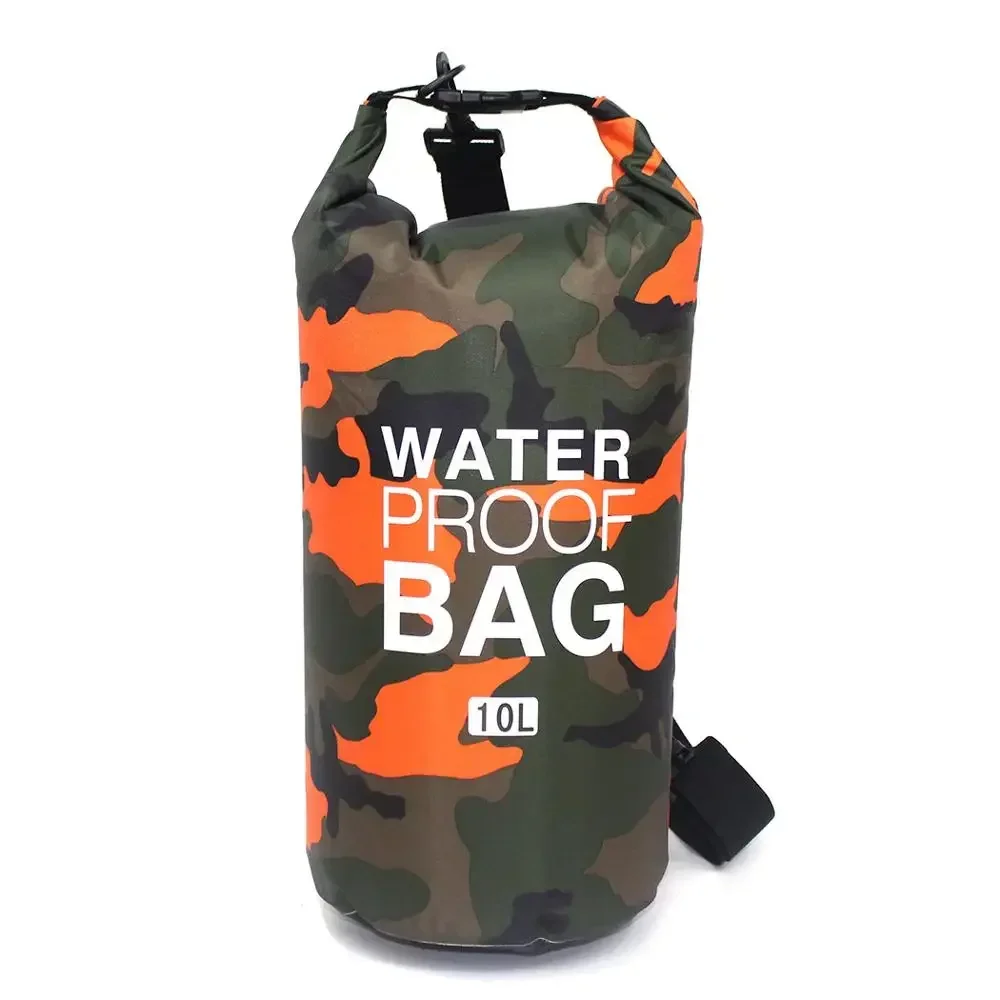 XIAOTREE 2/5/10/15/20/30L Outdoor Camouflage Wasserdichte Tragbare Rafting Tauchen Dry Bag Sack PVC Beschichtete Schwimmen Taschen für Fluss Trekking 8