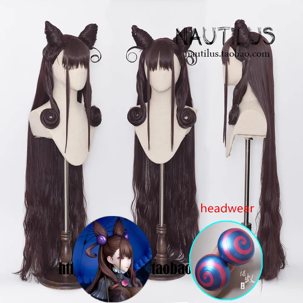 Fate/Grand Order FGO Murasaki Shikibu cosplay wig Game Cosplay headwear Party Wig Heat Resistant headwear Accessories gifts