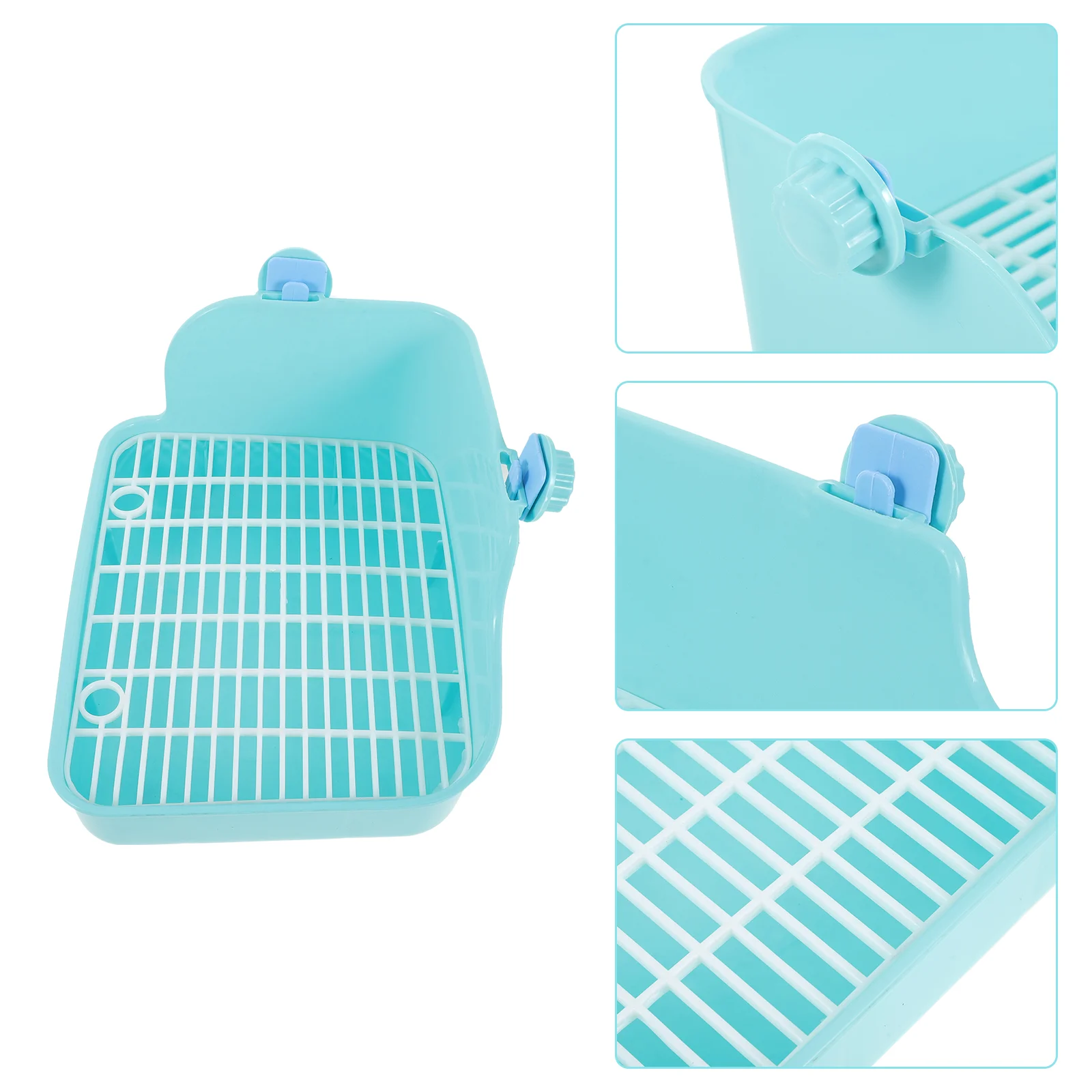 Hamster Rabbit Square Toilet Bowl Potty Trainer Cage Ferret Bed Linings Guinea Pig