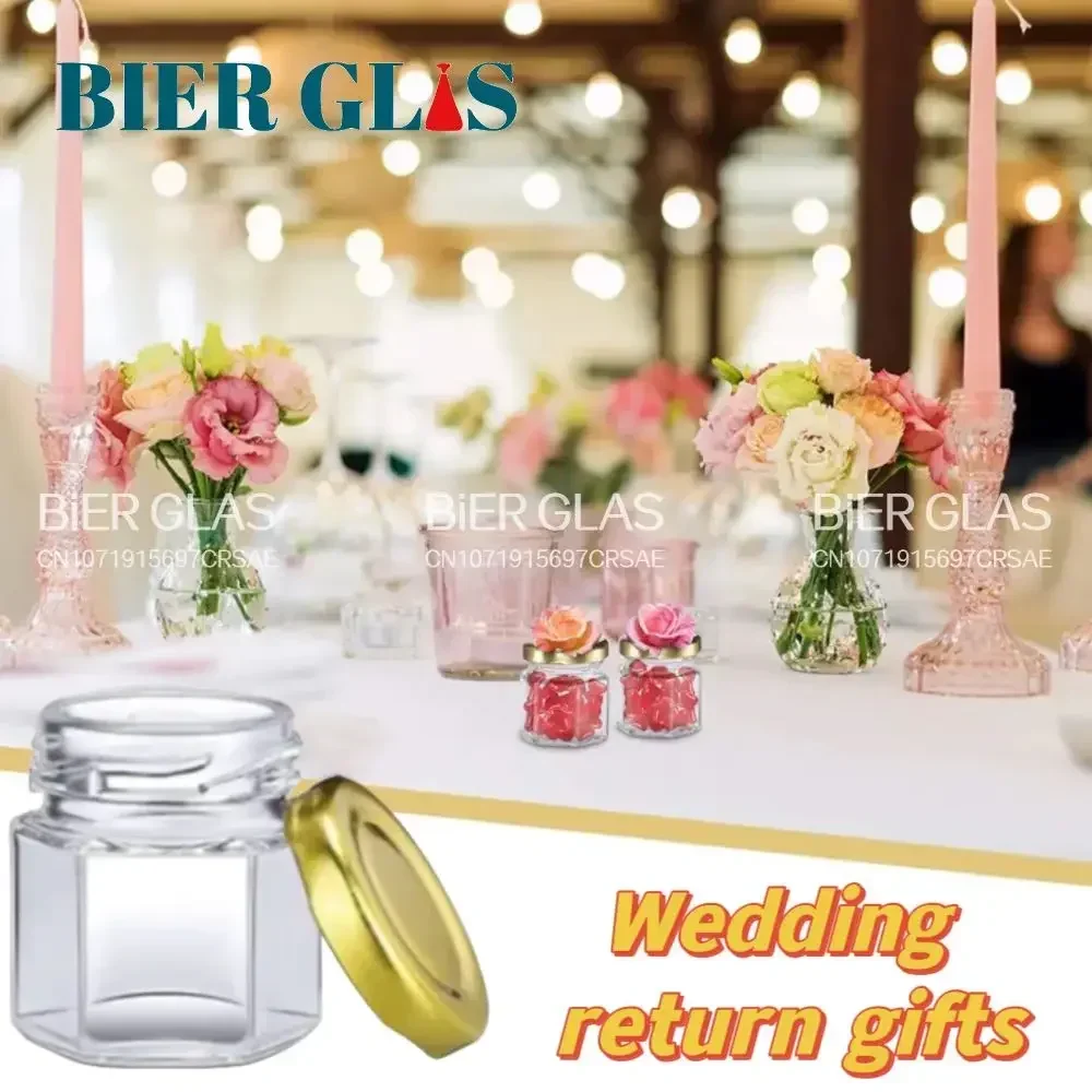 45ml Mini Honey Jars Party Favors Set Cute Takehome Gifts In Bulk For Guests Baby Shower Birthday Wedding Parties Tank Glass