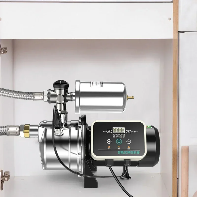 Household booster pump water pump circulation pump automatic frequency conversion self-priming 220V pressurized pumping machine