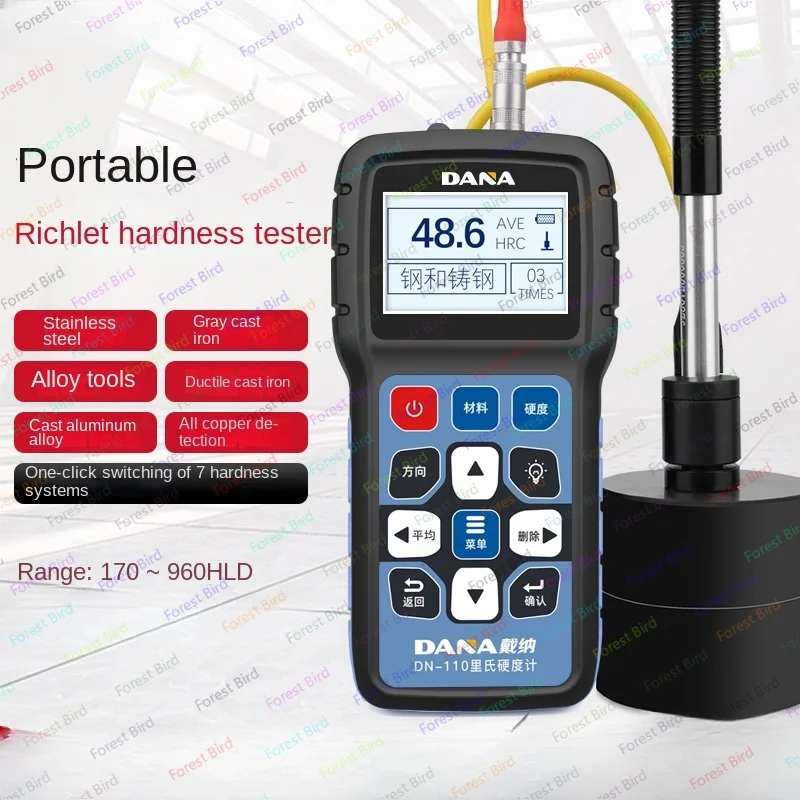 Rockwell Heat Treatment Rockwell Vickers High Precision Metal Hardness Tester Leeb Hardness Tester Portable