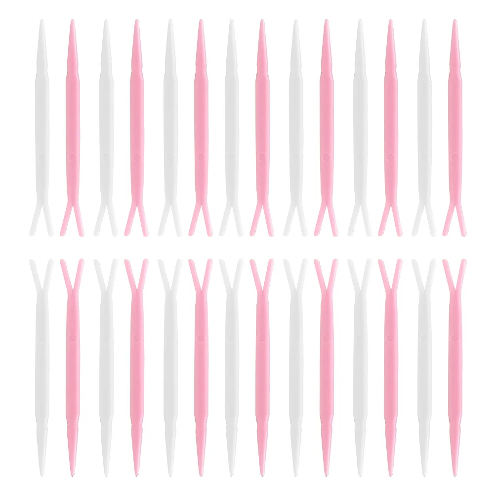 100 pezzi forchette adesive per doppia palpebra strumenti per trucco a forma di Y applicatore per nastro palpebra per forniture istantanee per sollevamento occhi