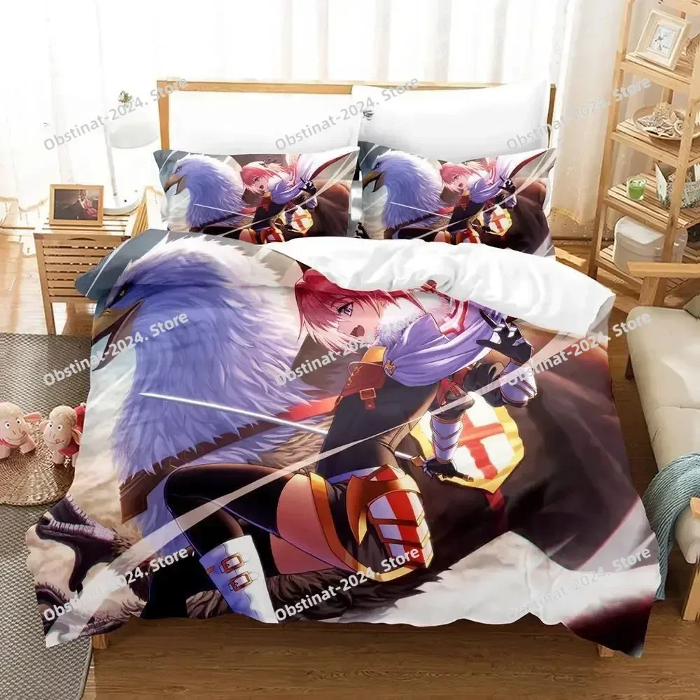 New Anime Fate - Astolfo Bedding Set Printed Bed Set With Pillowcase Bed Duvet Cover Soft Single Double Queen Super King Size