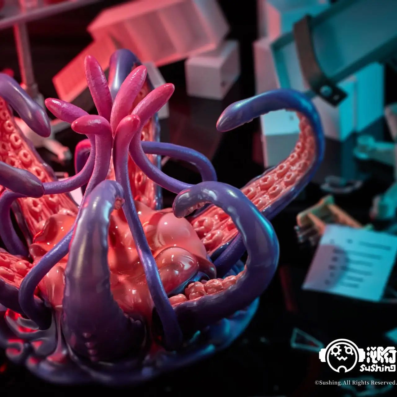 In Stock Sushing UBC-404 Tentacle Floor Accessories Animation Action Figure Toy Gift Model Collection