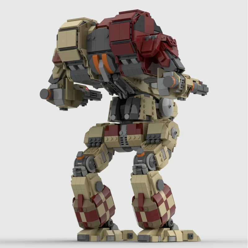 MOC-245020 Warplane Building Block Assembly Transformable Toys Kids Military Combat Aircraft Robot Birthdays Gifts 2527P
