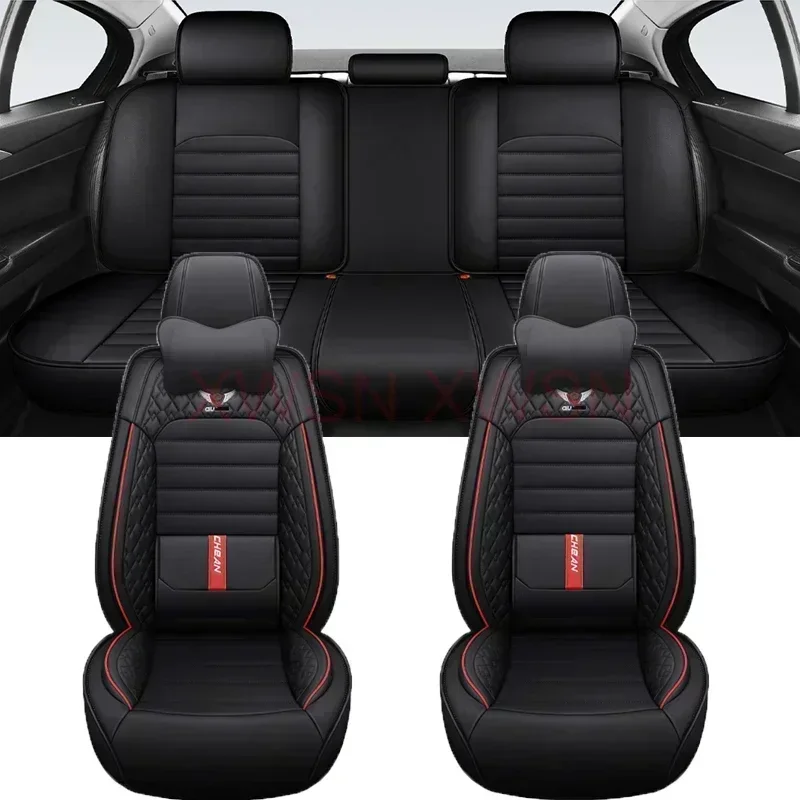 Luxury Lumbar Support Universal Car Seat Cover for Dacia Duster Sandero Renault Clio Fiat Panda Lancia Ypsilon Seat Arona Cors