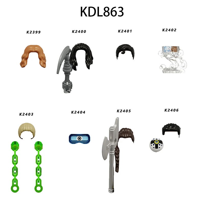 KDL863 New Arrival G0166 Series Character Accessories G0167 Assemble Figures Building Block Educational Bricks Gifts Presents