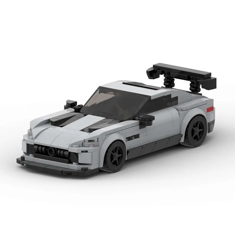 MOC -  GT Speed Champions Grey Sports Cars Building Blocks Bricks Set Kids Toys Gifts For Boys & Girls