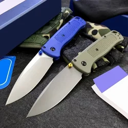 BM 535 Bugout EDC Munual Folding Pocket Knife Survival Tactical Knife for Men Outdoor Hunting Hand EDC Knives Utility Tools