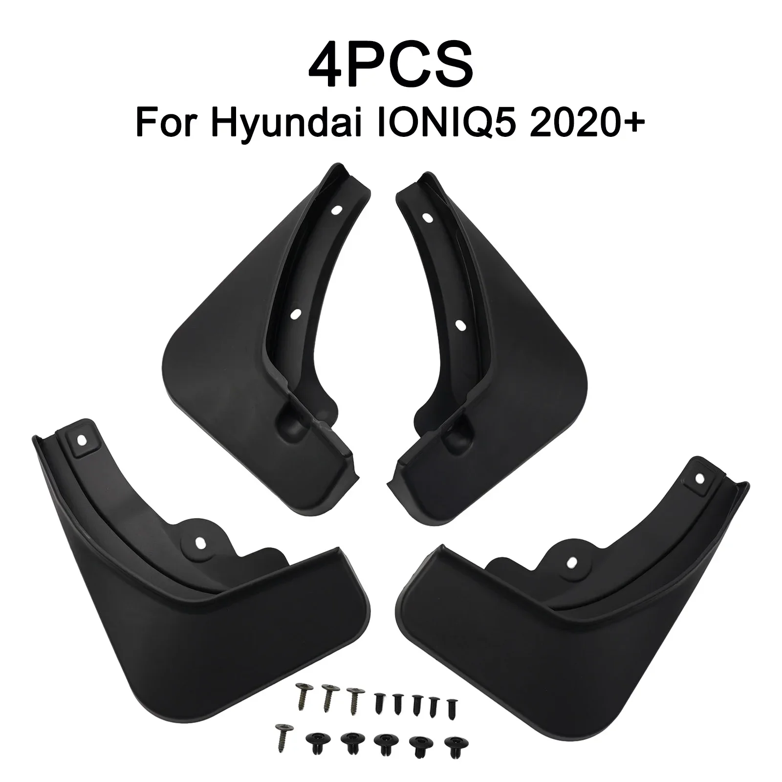 

4pcs/set Car Mud Flaps Splash Guards Plastic Mudguards Front Rear MudFlaps Fender For Hyundai Ioniq 5 2020+ Car Accessories