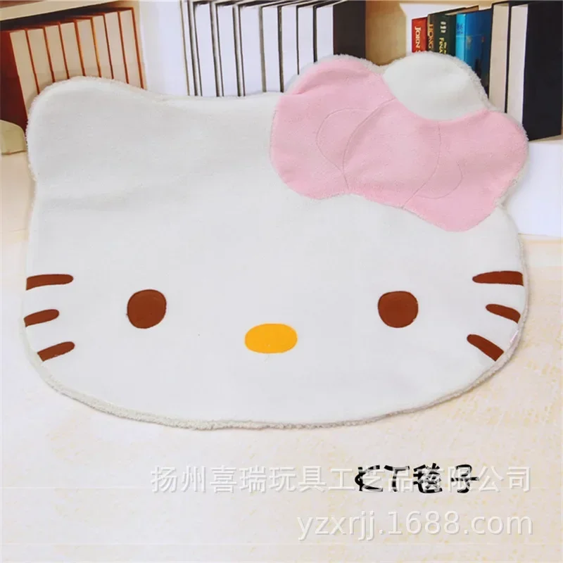 Anime Sanrio Hello Kitty My Melody Carpet Super Soft Bedroom Mats Children Area Rugs Kawaii Carpet Double Sided Fuzzy Blanket