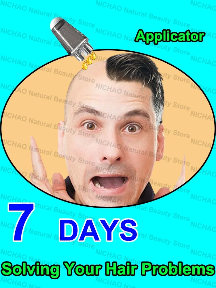 

7 Days Fast Hair Growth Essential Loss Regrowth Treatment Strengthens Hair Nourishes Scalp Light Weight Non Greasy
