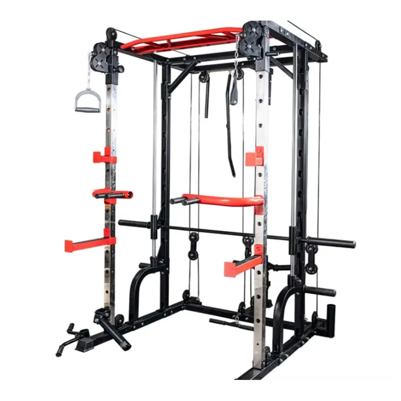 

Multifunctional Smith Machine Power Rack Commercial Weight Stack Training Equipment