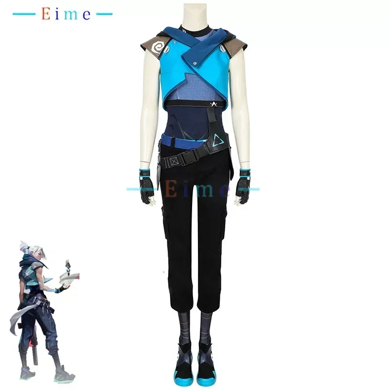 Jett Cosplay Costume VALORANT Cosplay Outfits Fancy Party Suit Coat Vest Pants Halloween Carnival Uniforms Custom Made