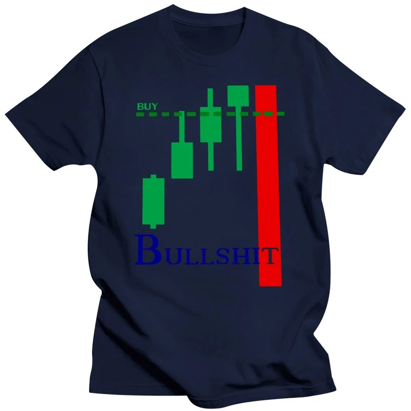 Pure Cotton Geek Day Trade Investment Forex Stock market T Shirt Novelty Candlestick Chart 100% Cotton T-shirt