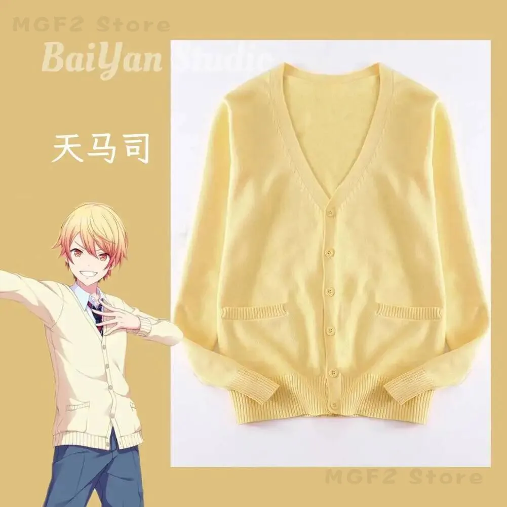 

Sekai Project Tenma Tsukasa‌ Costumes Knitted Anime cardigan jacket Casual Spring Autumn Wear Halloween Cosplay gift