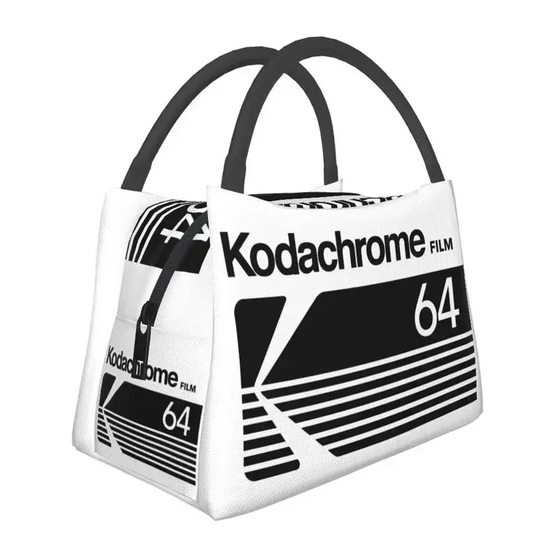 Kodak Kodachrome Logo Resuable Lunch Boxes Photographer Thermal Cooler Food Insulated Lunch Bag Travel Work Pinic Container