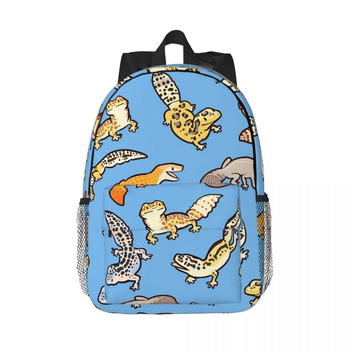 

Chub Geckos In Blue Backpacks Teenager Bookbag Fashion Children School Bags Laptop Rucksack Shoulder Bag Large Capacity