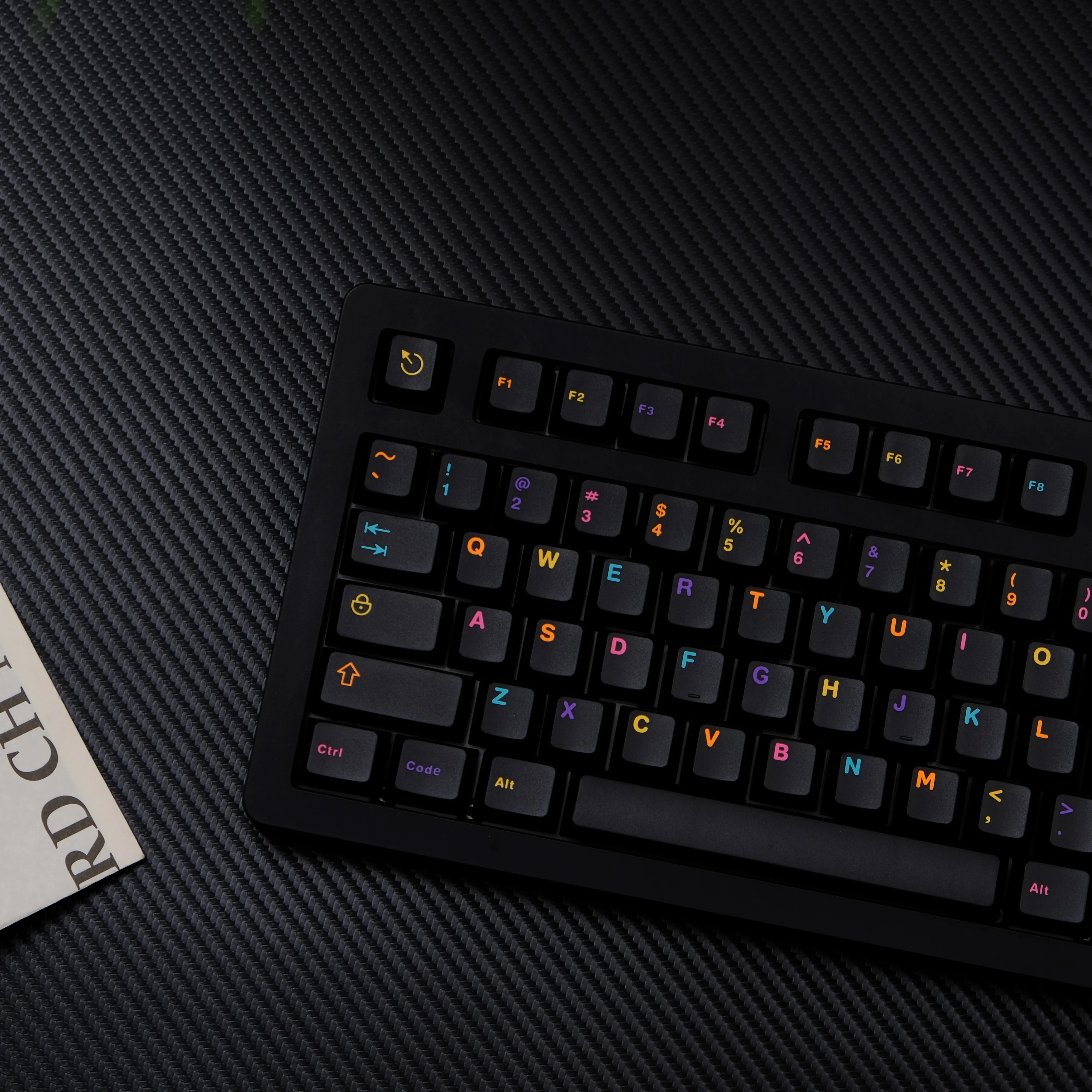 

Original height 121 keys ABS two-color underground world black multicolored series 2 keycaps