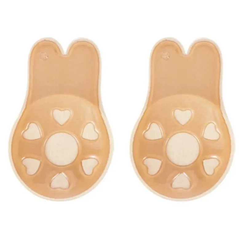 Silicone Push Up Bra Self Adhesive Strapless Invisible Bra for Wedding Dress Reusable Sticky Breast Lift Up Bras Nipple Pads