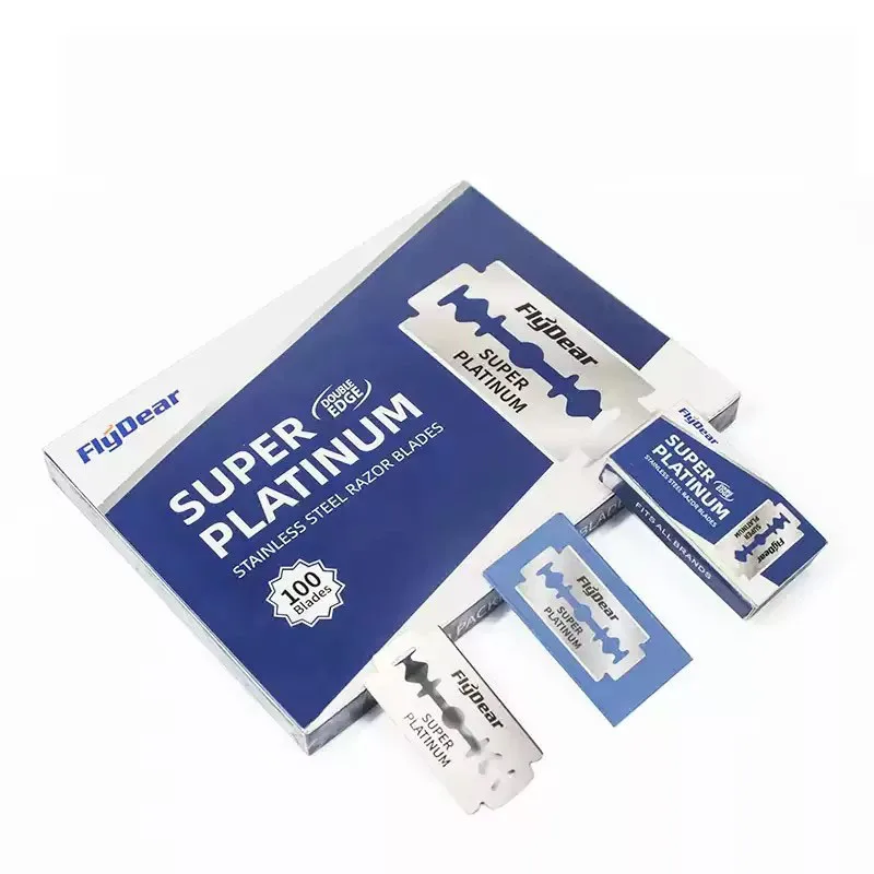 

10/40/100 шт., лезвия с двойной кромкой, мужская безопасная бритва для бритья, мужские лезвия, профессиональная парикмахерская бритва, триммер для бороды, инструмент