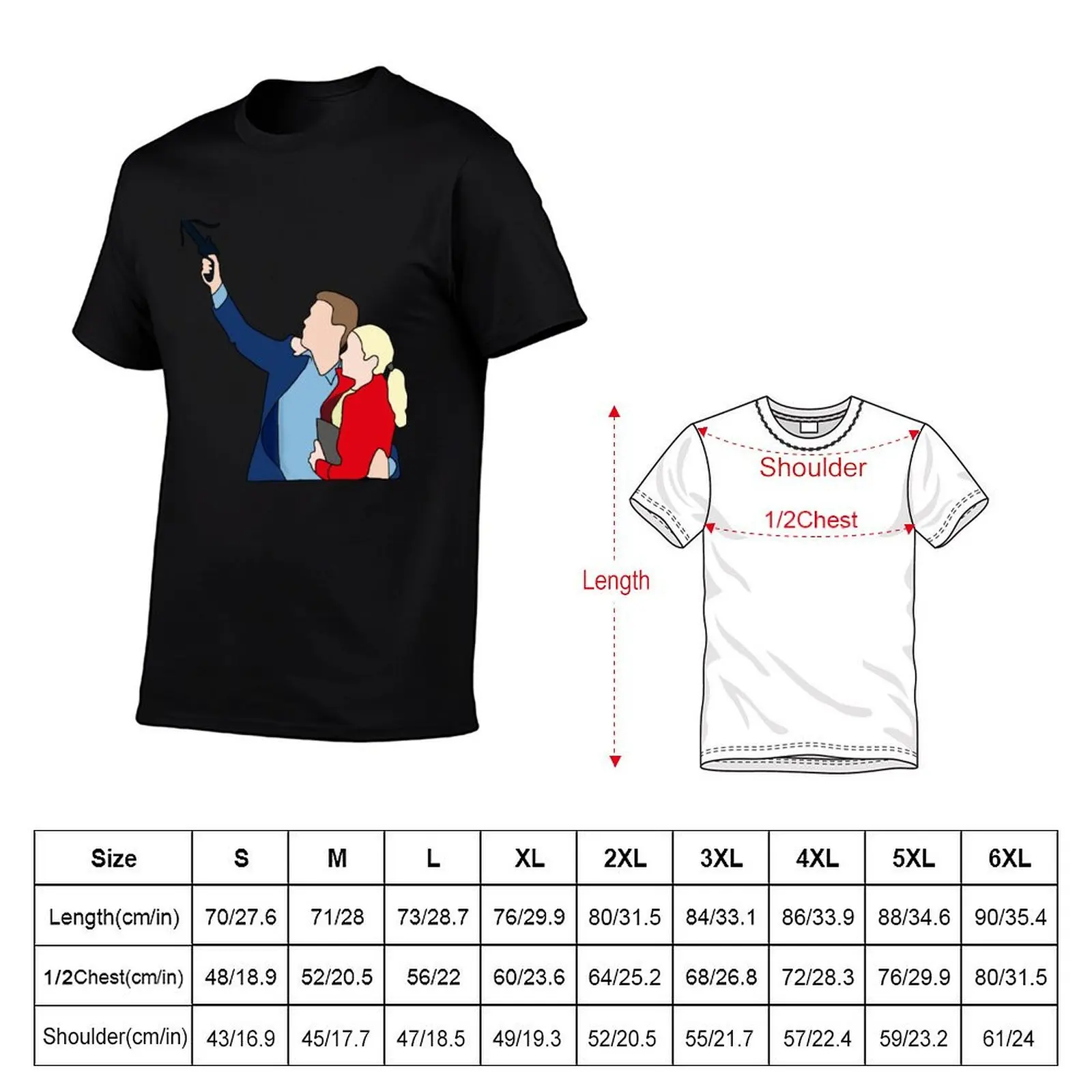 Olicity season 1 elevator scene T-Shirt anime tshirt blue archive oversized t shirt mens shirts graphic tee