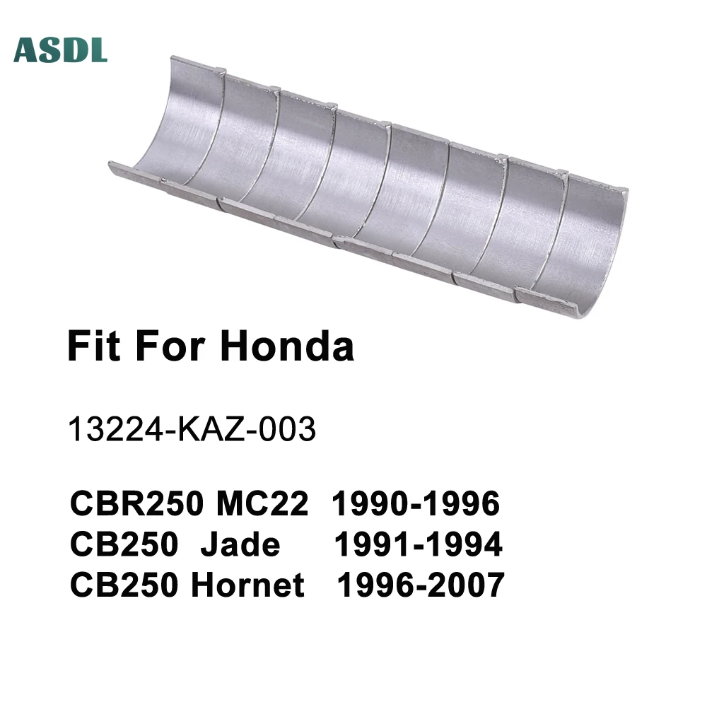 

8 шт./компл. мотоцикл STD ~ +100 шатунный подшипник для Honda CBR250 MC22 1990-1996 CB 250 Jade 91-1994 CB250 Hornet 1996-2007
