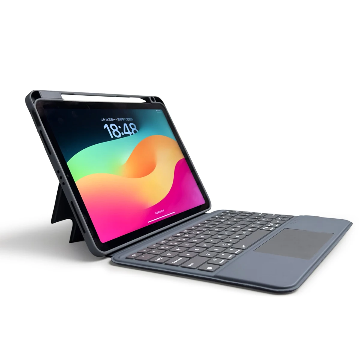 Imagem -06 - Teclado Mágico para Ipad Pro Retroiluminado sem Fio Bluetooth Tampa Separadora Magnética ° ° ° ° 12.9 Magic Case