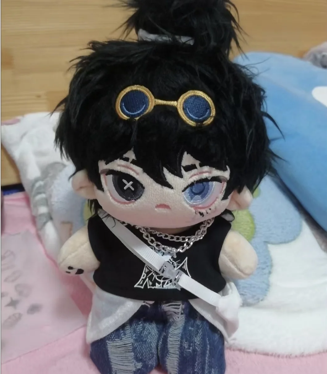 Peluche de 20cm de Game Identity V, Cosplay de tungsteno con muñeco de esqueleto, juguetes para colección de Fans, regalo de cumpleaños de felpa