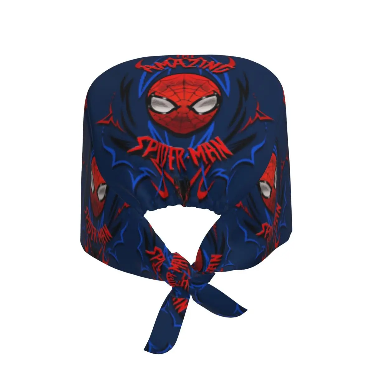 Custom S-Spiders Man Head Breathable Nursing Work Cap Surgical Scrub Cap Nursing Hair Hats Work Scrubs Hat for Medical Surgical