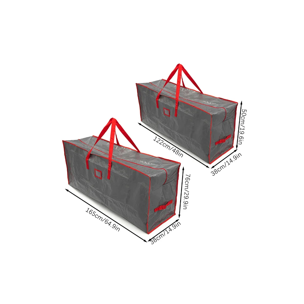 شجرة عيد الميلاد حقيبة تخزين طوي عيد الميلاد الديكور إكليل حقيبة التخزين متعددة الوظائف أكسفورد حقيبة ملابس الصف كيس التخزين #6