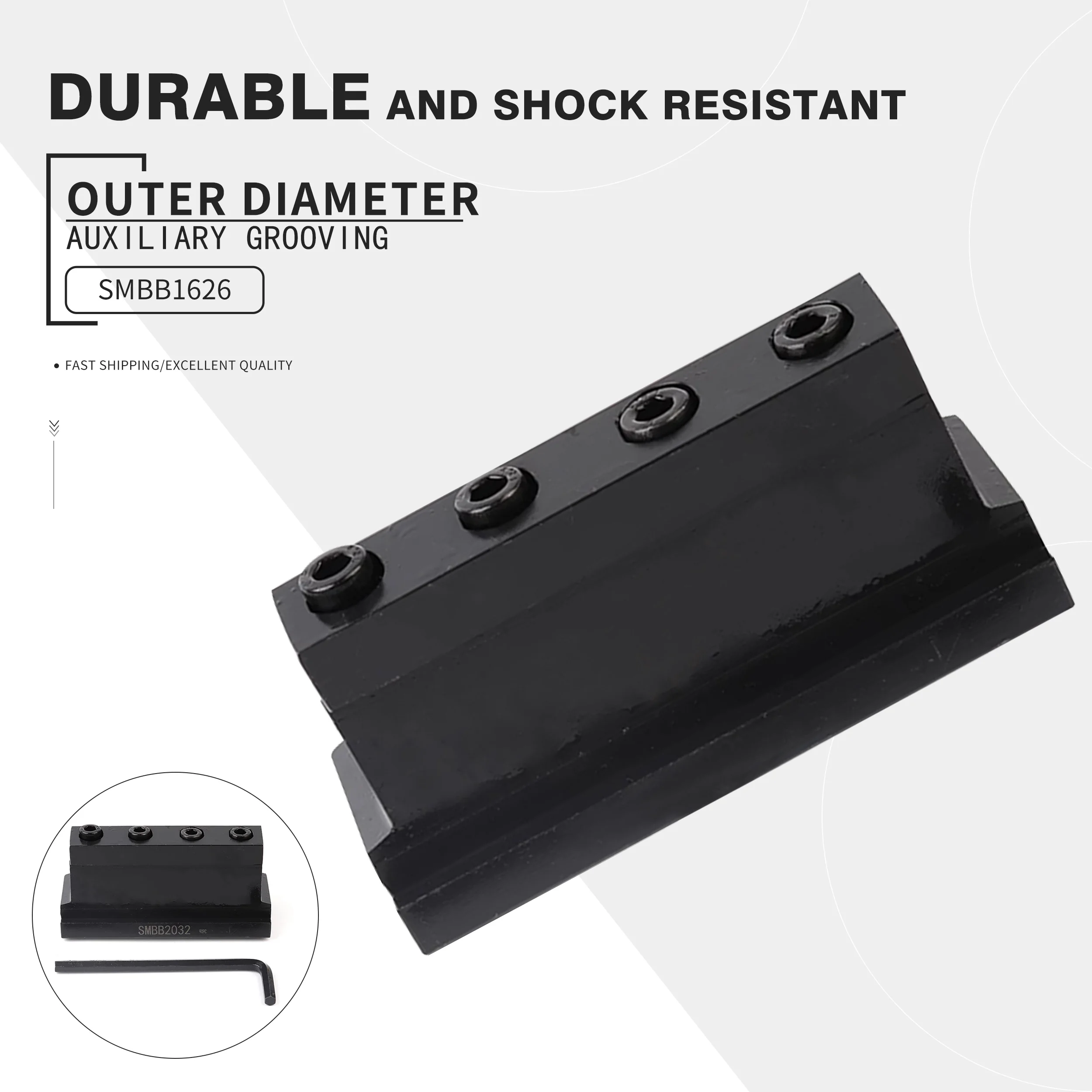 SMBB1626 SMBB2026 SMBB2032 CNC lathe accessories High quality knife holder seat SPB SMGB Outer Diameter Auxiliary for Grooving