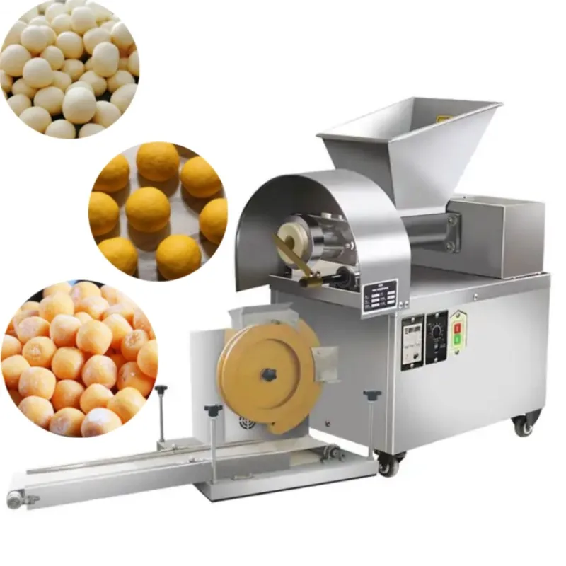 60kg/h Industry Commercial Small Dough Divider And Rounder Mini Taro Dough Ball Making Machine Food Machinery 20~200pcs/min