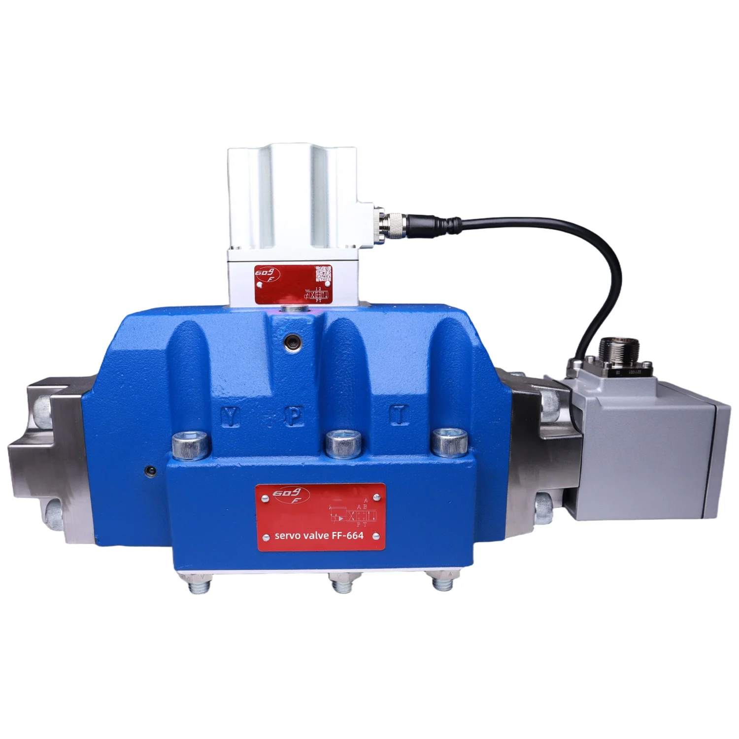 

Электрический сервоклапан с высоким расходом обратной связи серии FF-664 Электрогидравлические сервоклапаны