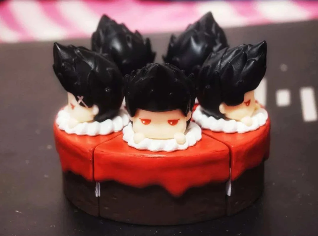 4cm Anime Figure Blue Lock Cake Theme Blind Box Kawaii Action Figure Model Desktop Ornament Birthday Surprise Gift For Fans
