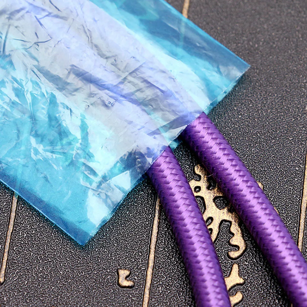 

100 шт., одноразовые чехлы для шнура с зажимом, защитные рукава для машинных пылевых чернил, сумки для шнура с зажимом