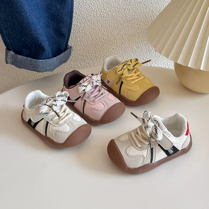 

Baby First Walkers Infant Girls Boys Walking Shoes 0-1-3 Years Old Spring Autumn New Baby Anti Slip Sports Shoes for Boys Girls