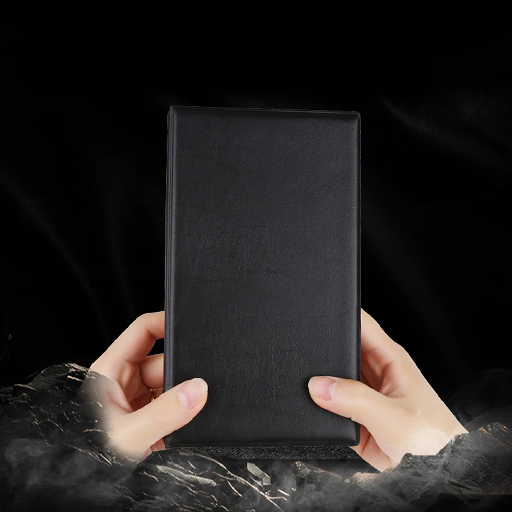 2 قطعة كتاب تخزين شفاف لـ 120 بطاقة منظم PVC مجلد إطار قوي منظم سهل الوصول لصور البطاقات