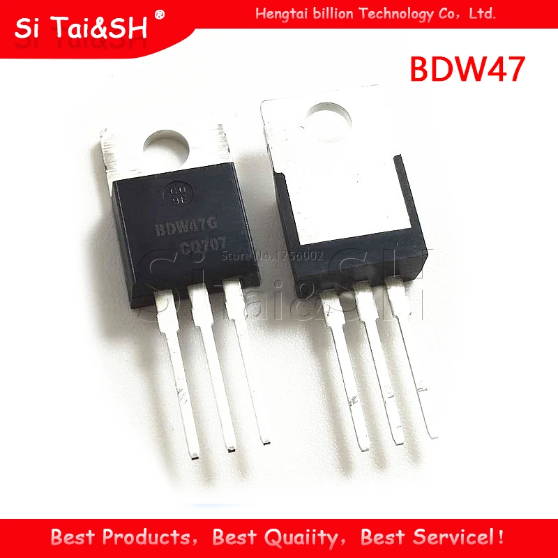 5PCS BDW47 BDW47G 15A 100V TO-220 PNP