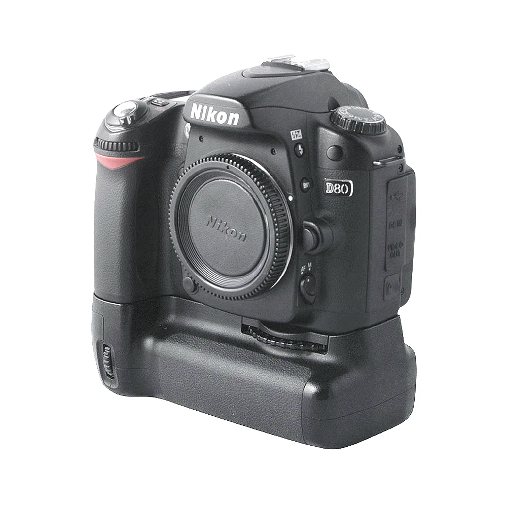 Mcoplus-nikon DSLR SLRカメラ用バッテリーグリップホルダー、BG-D80、MB-D80、交換用