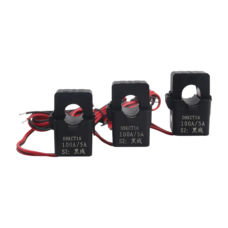 3PCS KCT16  Split Core Current Transformer Open Miniature Small 50/5 100/5 150/5 200/5 Class 0.5