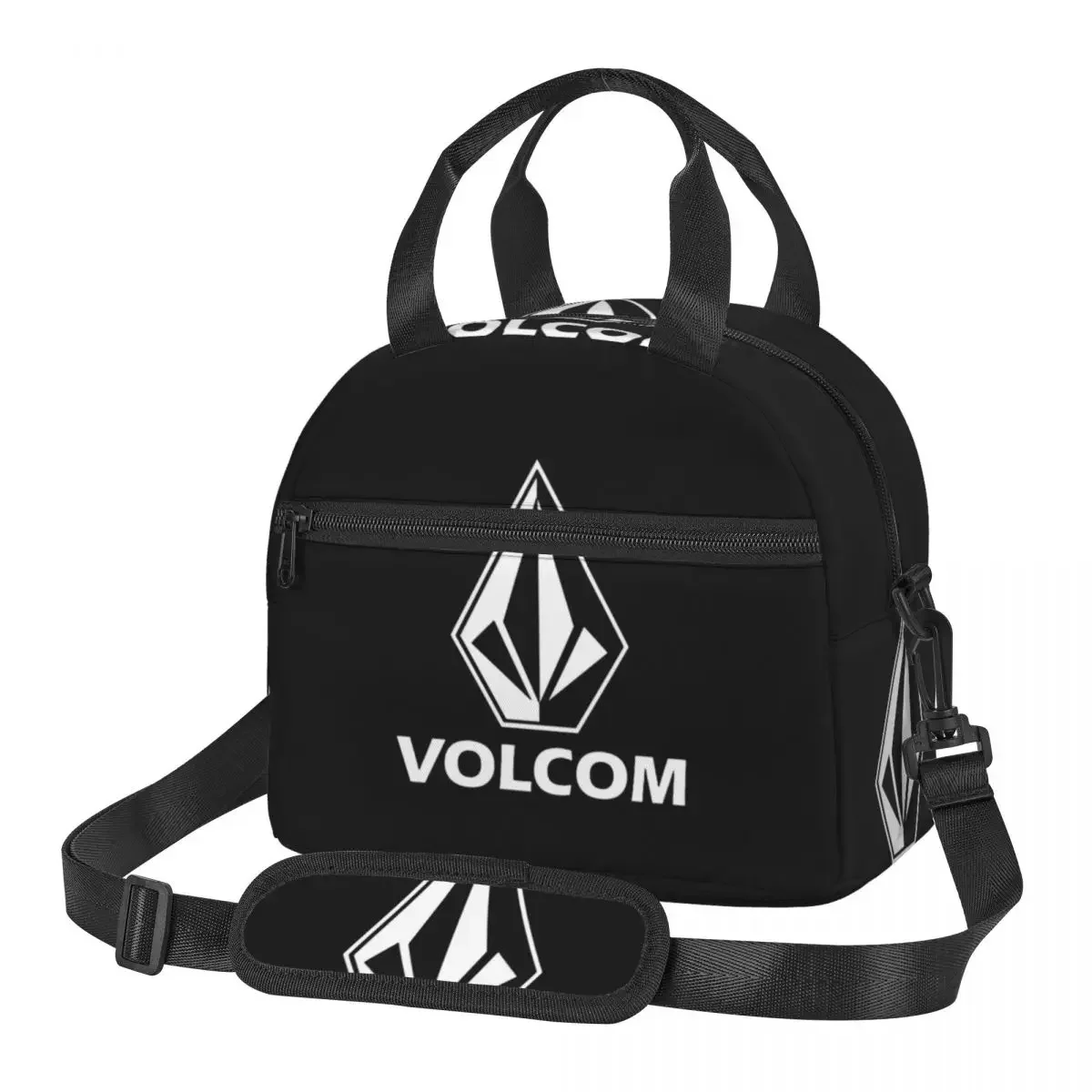 Volcom Lunch Bags Insulated Bento Box Resuable Lunch Tote Picnic Bags Cooler Bag for Woman Office