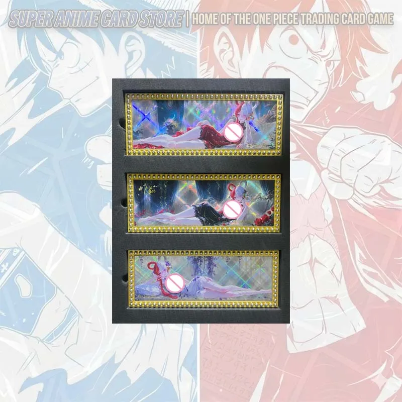 Japanese Anime ONE PIECE Shirahoshi Kalifa Nico Robin Nefertari D.Vivi Vinsmoke Reiju Yamato Carrot UTA Collectible Cards