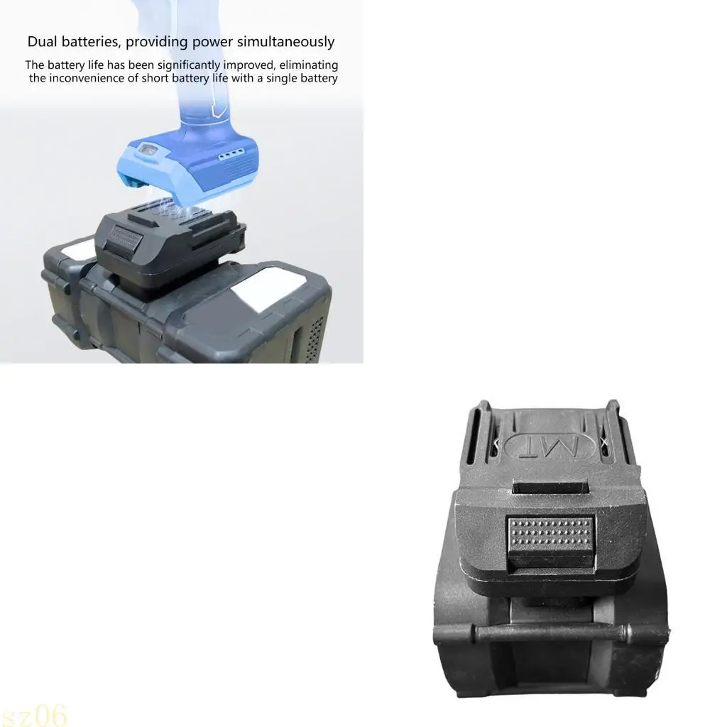 

Q2Q4 High Efficiency Double 18V Battery Adapter for BL1815 BL1830 BL1840 BL1845 BL1860 LiBattery Electric Tool Safely Features