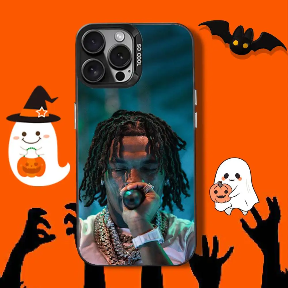 حافظة هاتف رائعة L-Lil B-BabyS Singer لهاتف iPhone 12,16,11,14,13,17,15,E,Max,Plus,Air,Pro,غطاء أسود صغير مقاوم للصدمات #3