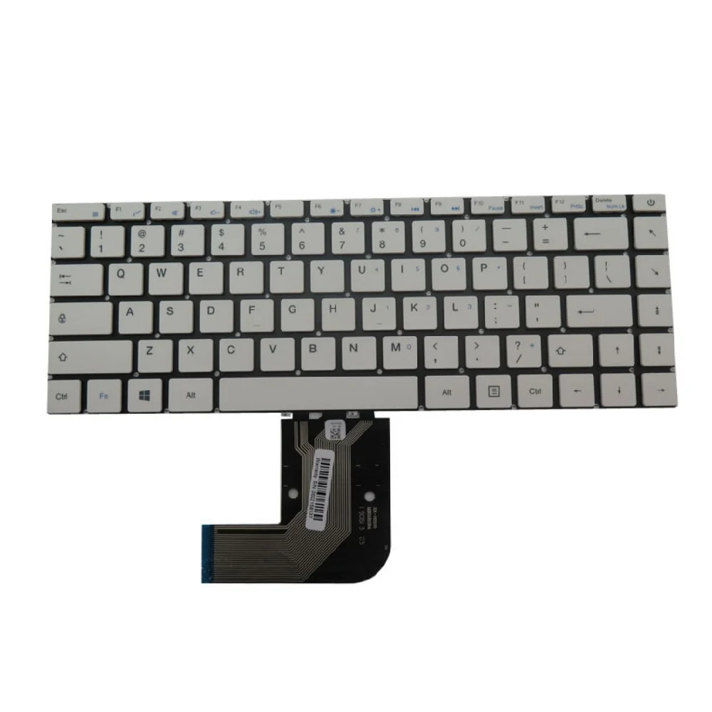 Laptop Keyboard For Teclast F7 PLUS F7S MB3181004 XK-HS105 YMS-0177-B No Word English US+French FR Black White No Frame New