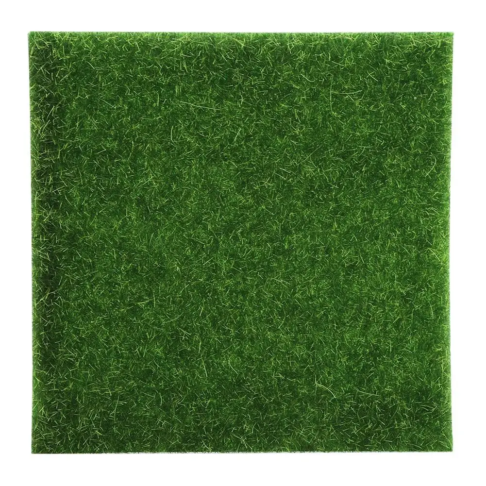 10PCS Artificial Grass Mat Turf Lawn Garden Micro Landscape Ornament Home Decor Synthetic Turf Grass Mats