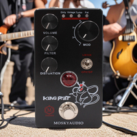 Fuzz Distortion Electric Guitar Effects Pedal MOSKY King Rat Guitar Effects 4 Selector Buttons  Guitar Bass Overdue Accessories